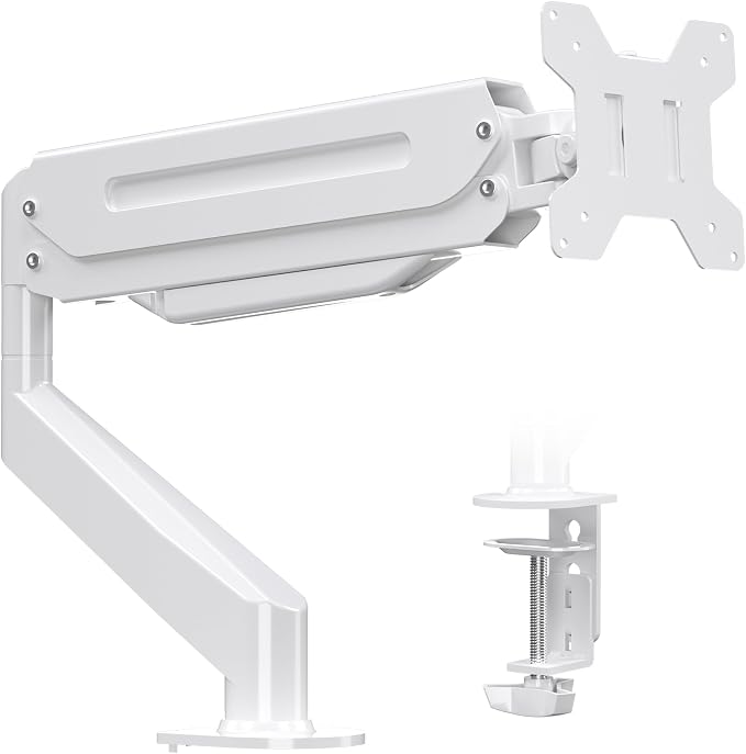 Suptek Single Monitor Mount Adjustable Gas Spring Monitor Arm Desk Mount Stand