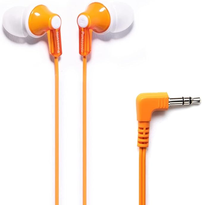 Panasonic ErgoFit In-Ear Earbud Headphones RP-HJE120-D Dynamic Crystal Clear