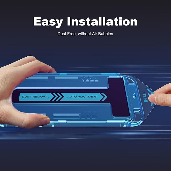 EGKimBa for iPhone 17 Privacy Screen Protector, Gradient Color Tempered Glass