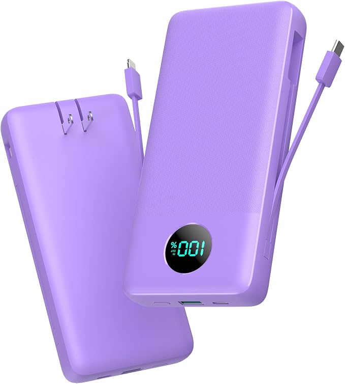 Portable Charger 33800mAh USB C Power Bank