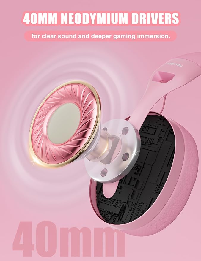 S30 Gaming Headset with Microphone, 198g Lightweight Design, Wired Gaming