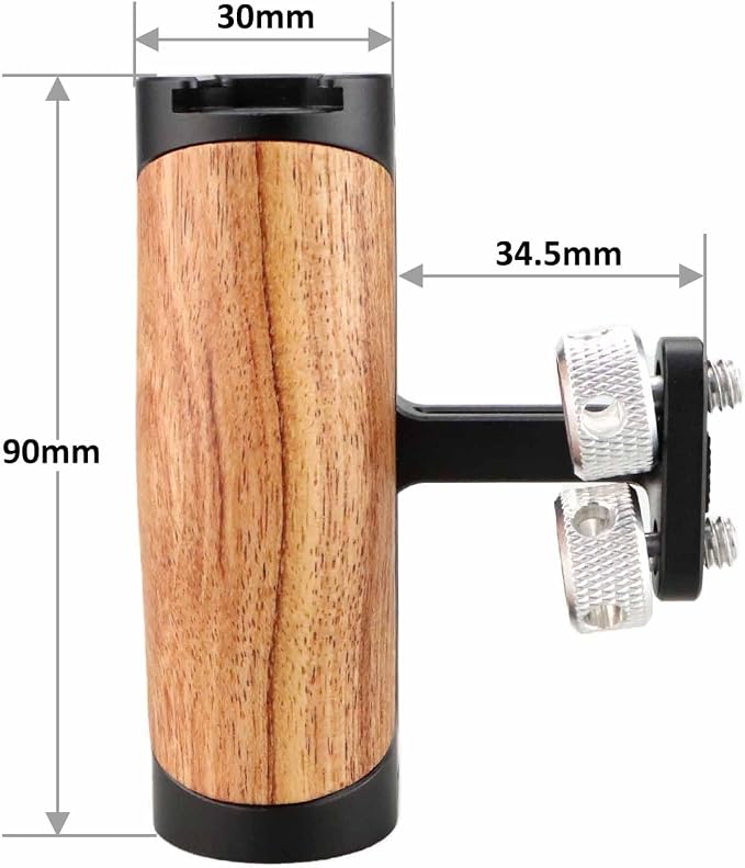 Side Handle Wooden Handgrip