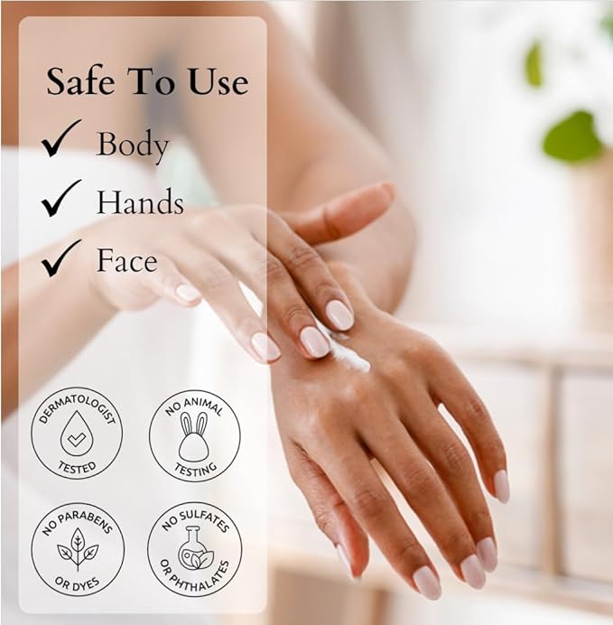 NATURE WELL Clinical Brighten & Hydrate Vitamin C Moisture Cream Skincare for Face, Body & Hands, Revitalizes Dull-Looking Skin, Promotes A Glowing Complexion, Helps Visibly Improve Skin Texture, 16oz