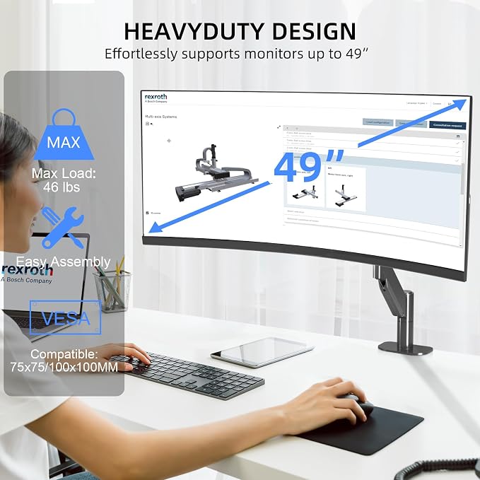 Suptek Ultrawide Monitor Arm Mount