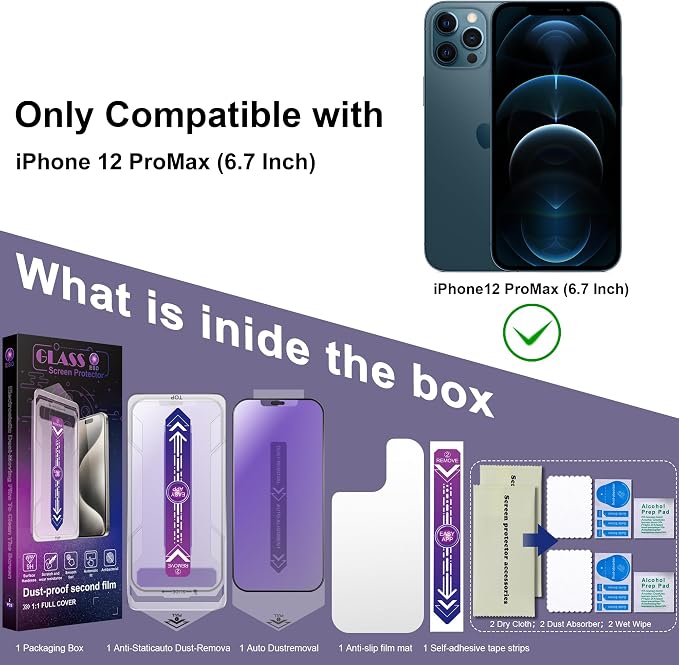 2 Pack Anti Blue Light Matte Screen Protector