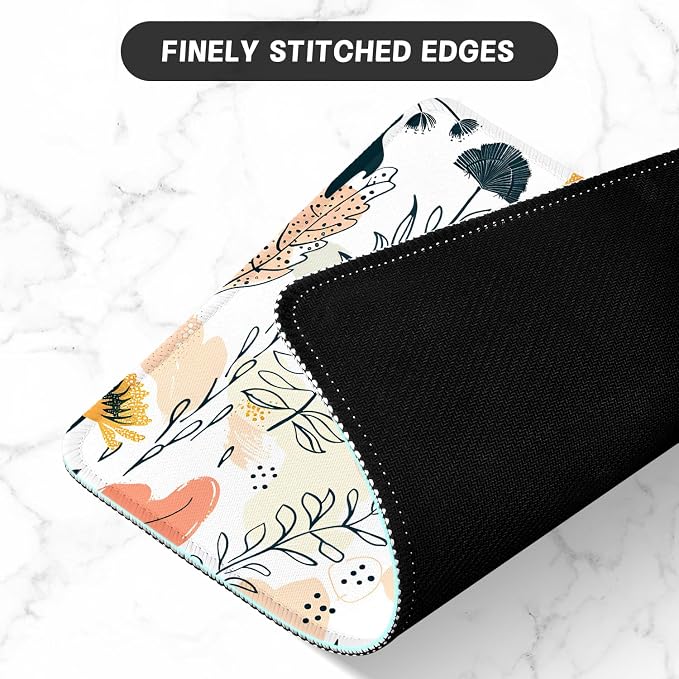 ITNRSIIET Mouse Pad with Stitched Edge Premium Textured Smooth Precise