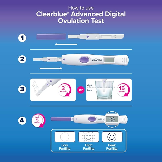 Clearblue Advanced Digital Ovulation Test Kit, 16 Ct
