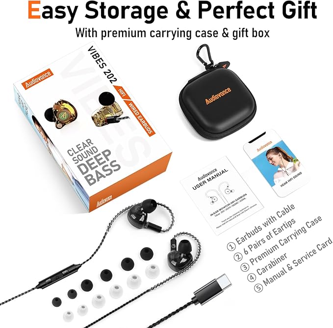 Vibes 202MC USB-C Wired Earbuds