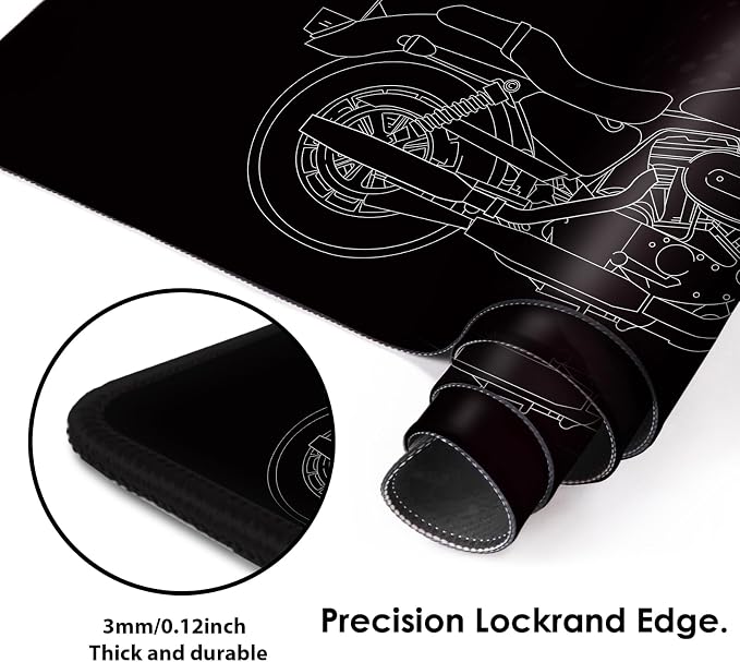 Galdas Gaming Mouse Pad XXL XL Large Long Extended Big Mousepad Non-Slip Rubber