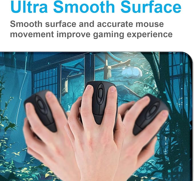 Anime Tropical Plants XL Extended Game Keyboard Pad, Women's Office Decoration
