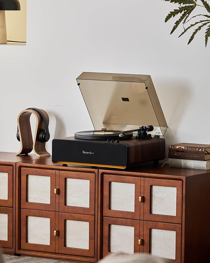 Vinyl Record Player, High Fidelity Belt Drive Turntable