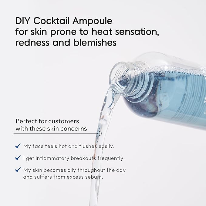 TROIAREUKE H+ Cocktail Ampoule Toner (Blue, 6.76 Fl. Oz.)