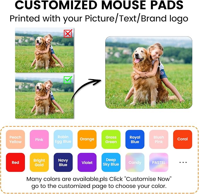 Custom Mouse Pad, Personalized Mouse Pad