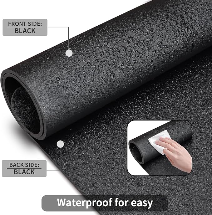 KINGFOM Desk Pad Office Desktop Protecter, PU Leather Desk Mat Blotters