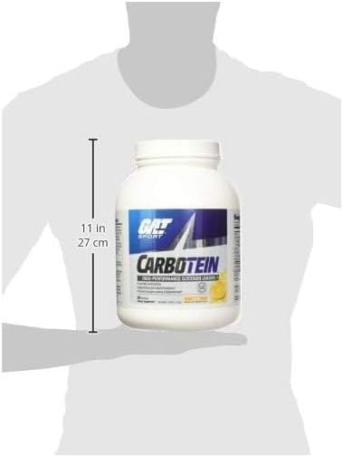 GAT SPORT Carbotein High-Performance Glycogen Loader, 50 Servings (Grape)
