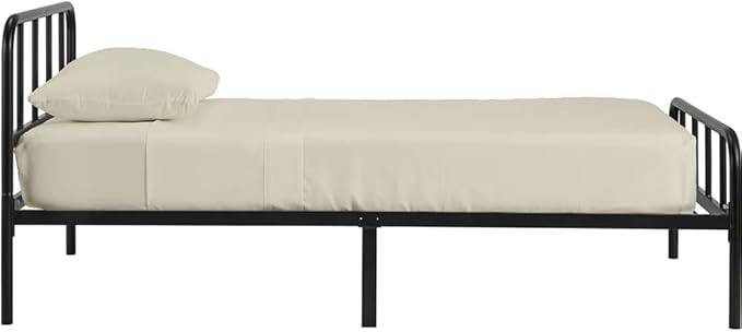 Sheets for Camping Cot Mattress - Fitted Sheet Perfect for Narrow Twin/Cot Size/Rv Bunk/Guest Bed Replacement/30 X 75" Mattress/Camping, Ivory Solid, Cotton Sheets 4 Piece