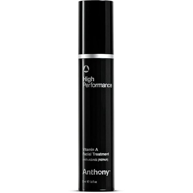 Anthony High Performance Vitamin A Treatment, Advanced Anti-Aging Face Cream with Shea Butter & Squalane, Anti-Wrinkle Moisturizer for Youthful Skin, Safe for Sensitive Skin, 1.6 Fl Oz