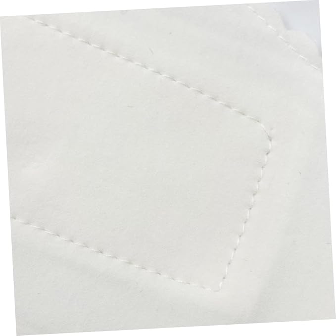 6Pcs Washable Reusable Sanitary Pads Menstrual Cloth Liners for Women White Period Pads for Everyday Use