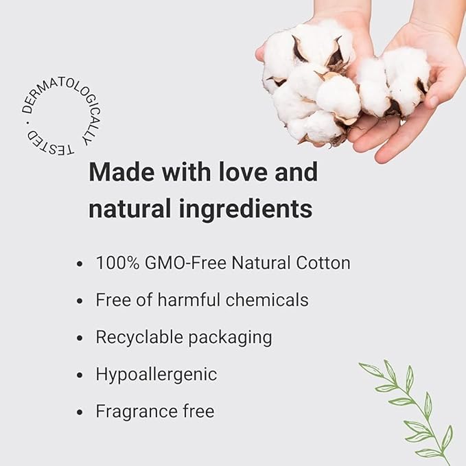 Veeda Natural Cotton Night Pads for Women - Overnight Heavy Flow Absorbent Ultra-Thin Feminine Pad - Hypoallergenic Period pads with Wings - Unscented & Chlorine free Sanitary Napkins - 12 Count
