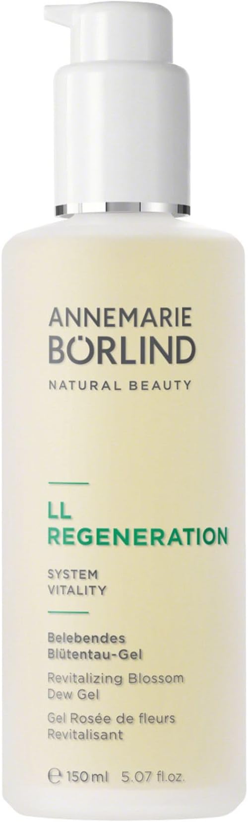 ANNEMARIE BÖRLIND – LL Regeneration Revitalizing Blossom Dew Gel – Sustainably Sourced Natural Facial Toner to Strengthen The Skin with Intense Moisture – Step 2 of 5-5 Oz