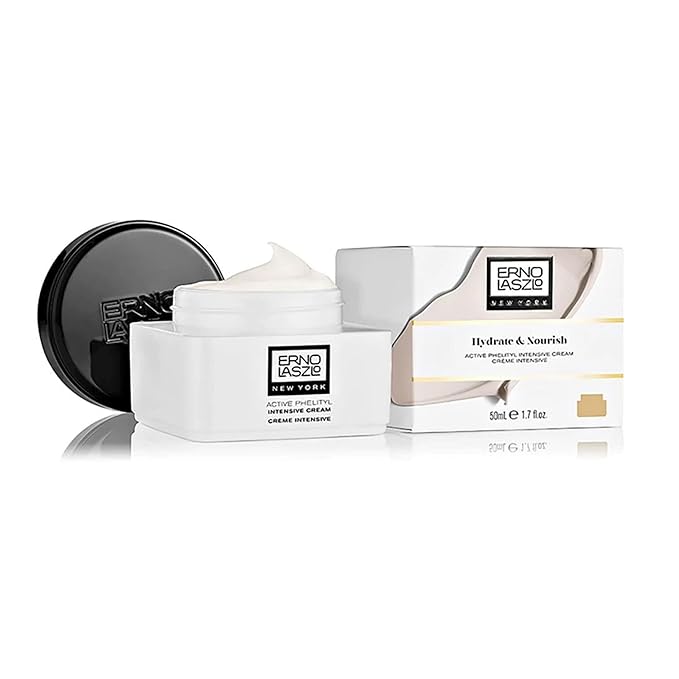 Erno Laszlo Active Phelityl Intensive Cream, All-Purpose 24-Hour Dry Skin Cream, Face Cream to Protect Skin’s Natural Moisture, Hydrate & Balance pH, 1.7 Fl Oz