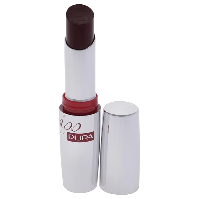 Pupa Milano Miss Milano Lipstick - Creamy, Ultra Pigmented Color For Lips - Nourishing Formula - Crystal-Effect Lipstick - Ultimate Boost Of Volume And Hydration - 504 Ruby Red - 0.071 OZ