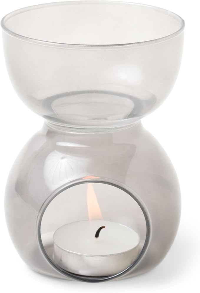 Black Glass Oil Burner Packaged in Black Folding Box w/FOIL (Web)