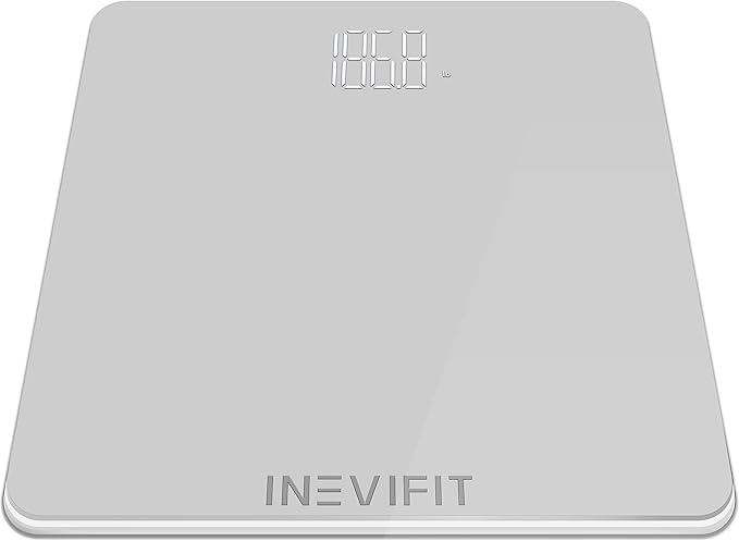INEVIFIT Bathroom Scale, Highly Accurate Digital Bathroom Body Scale, Precisely Measures Weight up to 400 lbs
