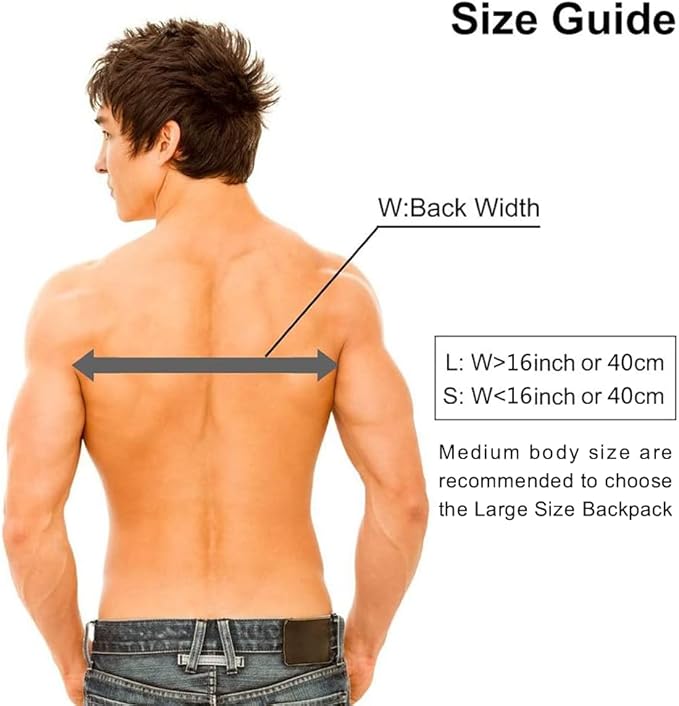 Model 2024 Side-Sleeping Backpack from WoodyKnows, Alleviates Snoring and Sleep Issues Caused by The Back-Sleeping Position, Anti Snoring Solution, Snore Aid Device (S)
