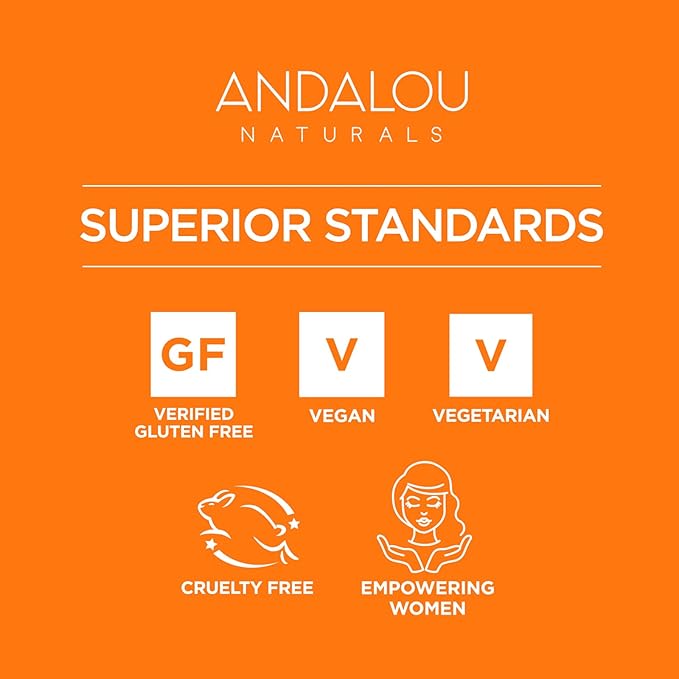 Andalou Naturals Turmeric + C Enlighten Serum, Skin Smoothing Serum with Vitamin C & Turmeric, Anti Aging Skin Care, Diminish Sun Damage and Refine Skin, 1.1 Fl Oz