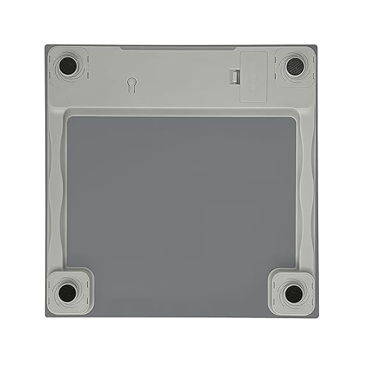 Taylor Digital Scales for Body Weight, Highly Accurate 350 LB Capacity Bathroom Scale, 11.0 x 11.0 Inch Durable Glass Platform, Battery Powered, Easy to Read, Gray