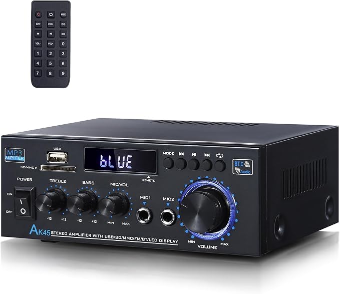 AK45 Stereo Receivers Amplifier Home Audio