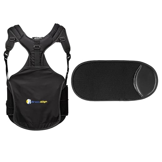 TLSO Thoracic Back Brace with Extension Panel, Bariatric Pain Relief for Kyphosis, Scoliosis, Post‑Surgical Recovery PDAC L0456/L0457 - Fits Waist up to 66 in