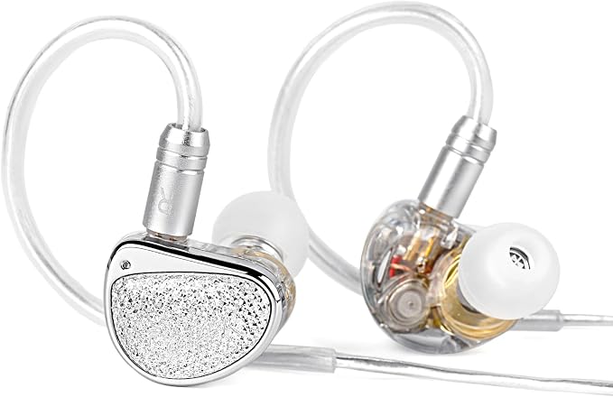 STA-K In Ear Monitor, EarAcoustic Audio HiFi Stereo Wired Earbuds, Hybrid Dual