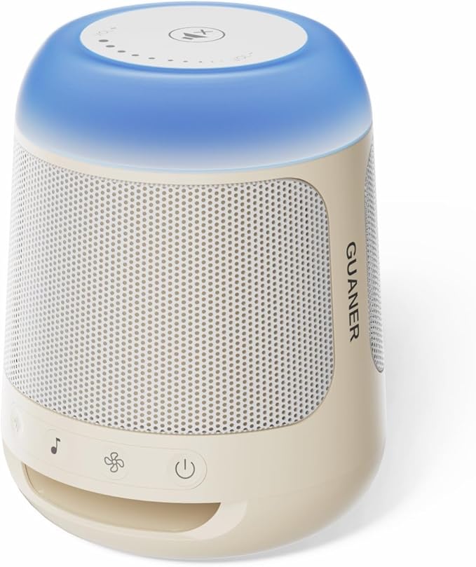 White Noise Machine for Sleeping with Night Light，Baby Sound Machine– 29 Soothing Sounds，Rechargeable White Noise Machine for Kids Adults Sleep, Mothers Day Gifts