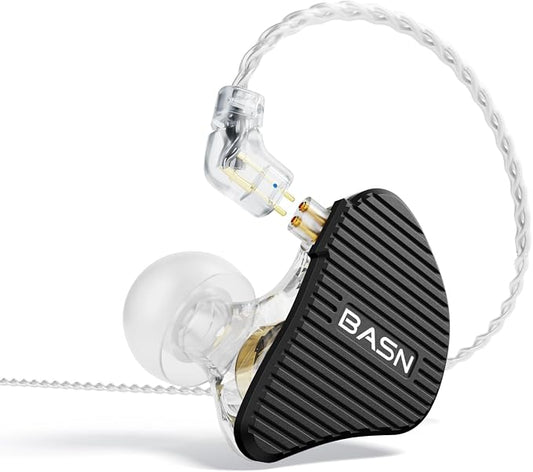 BASN Mix-PD in Ear Monitor, 1Planar Driver + 1Dynamic Driver HiFi IEM Earphones
