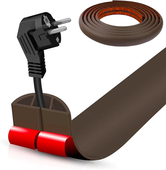 Floor Cord Cover Cable Cavity Self Adhesive Cord Hider Floor 10FT Floor Cable