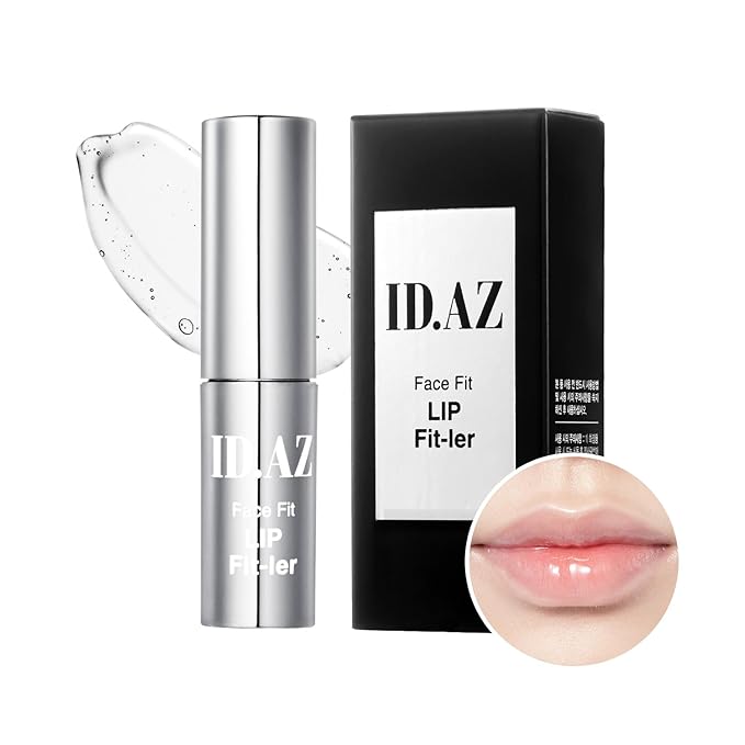 ID.AZ Face Fit Lip Fit-Ler, Clear Lip Plumper for Hydrated, Glass-Like Lips, Plumping Effect with Maxi-Lip Formula, Korean Lip Care, 0.12 fl. oz.