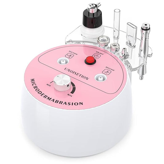 At-home Microdermabrasion Machine, UNOISETION 3 in 1 Dermabrasion Facial Machine for Exfoliation & Blackhead Removal