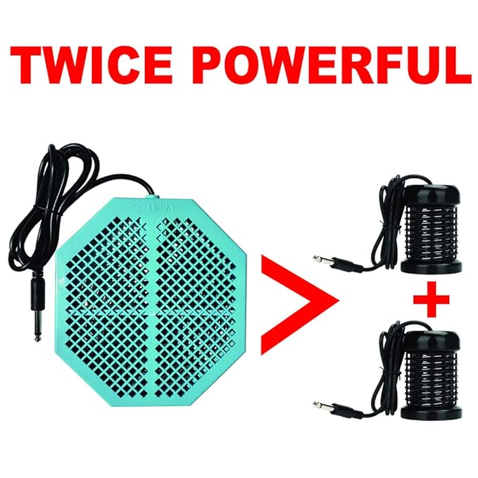 CS-900 Twice Powerful 6.5" x 5.5" Ion Detox Foot Bath Arrays Flat Dual Coil Stainless Steel Aqua Ionic Cleanse Array Compatible with Most 1/4" Plug Type Detox Machines