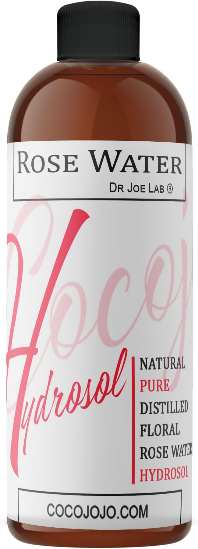 Rose Water Hydrosol - 8 oz & Sprayer - 100% Natural Pure Steam Distilled Bulgarian Rosewater Facial Floral Hydrating Toner Mist - Face Skin Hair Locs Dreads Body Bath Spray Spritz - Packaging May Vary