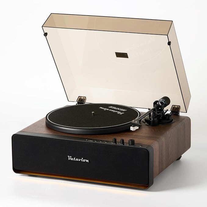 Vinyl Record Player, High Fidelity Belt Drive Turntable
