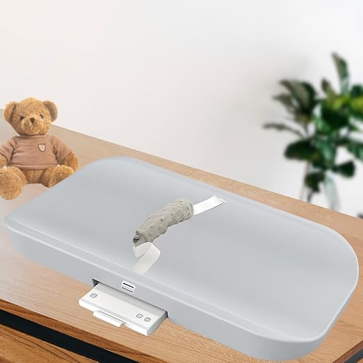 Baby Digital Weight Scale, Accurate Infant Scale with Bluetooth & Non-Slip Surface - Portable, Washable, for Newborns and Toddlers - Gray