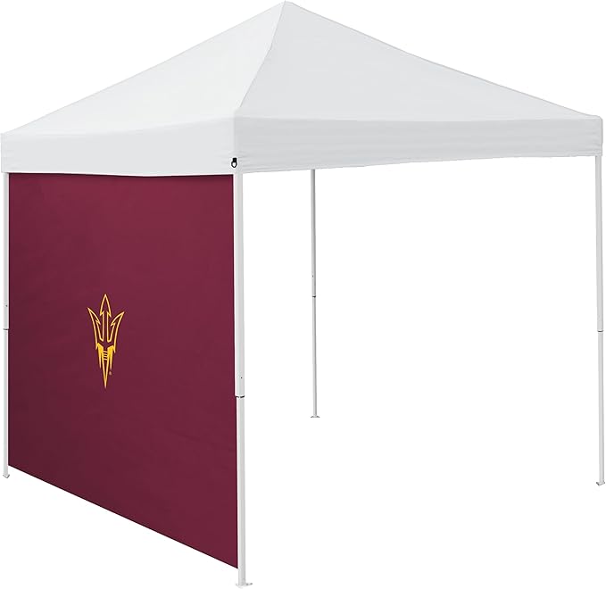 Logo Brands Officially Licensed NCAA Unisex 9 x 9 Side Panel, One Size, Team Color