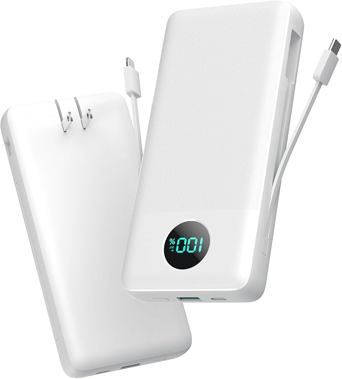 Portable Charger 33800mAh USB C Power Bank