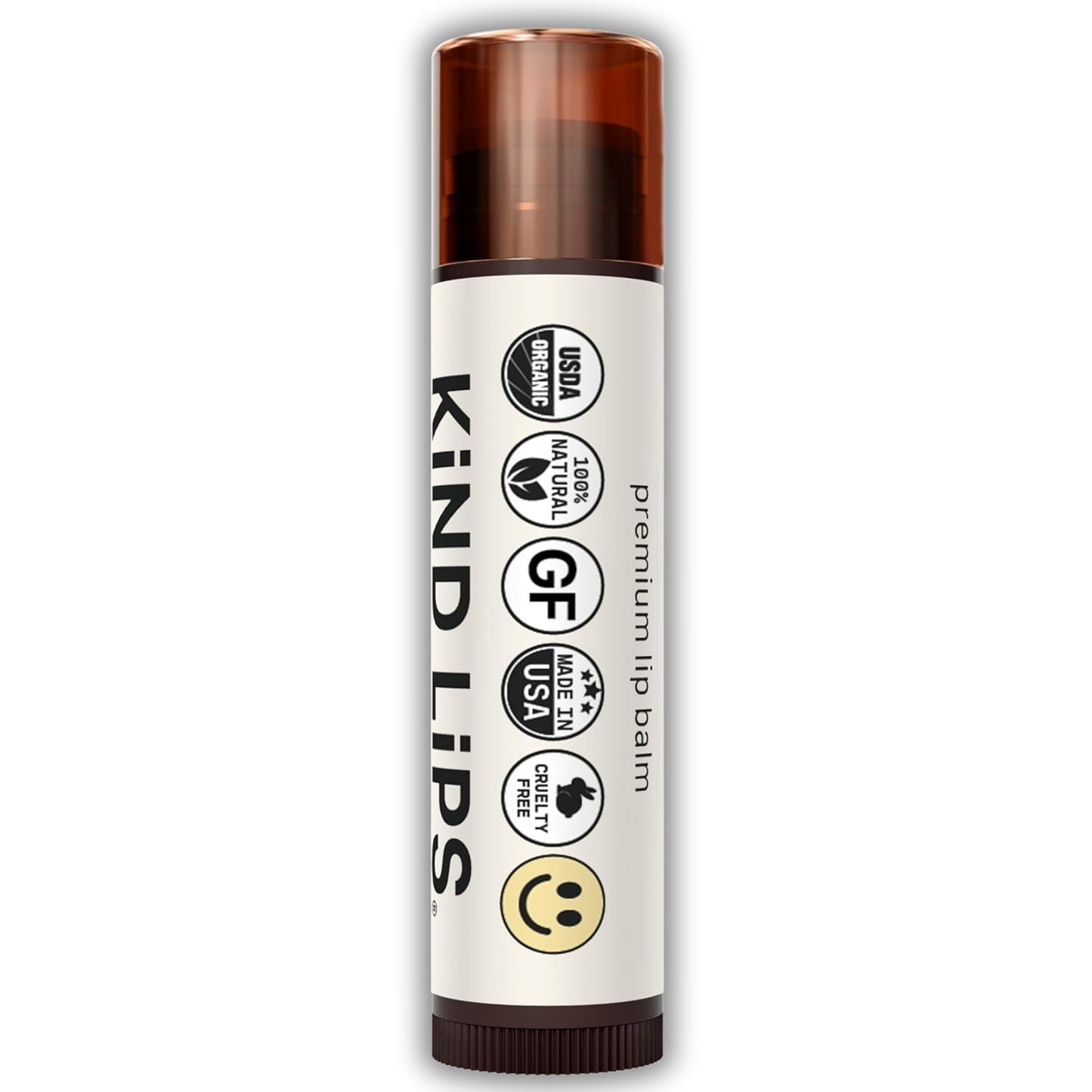 Unscented Lip Balm – Hydrating & Moisturizing with Organic Ingredients | Natural Lip Care for Dry, Sensitive Lips | Olive Oil, Gluten & Grain Free | Clean Beauty | Kind Lips Single Tube