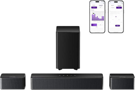 ULTIMEA 5.1 Sound Bar, 410W Dolby Atmos Surround Sound System