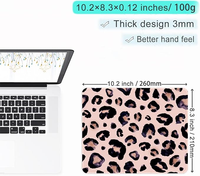 ITNRSIIET Mouse Pad with Stitched Edge Premium Textured Smooth Precise
