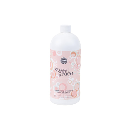 Bridgewater Candle Sweet Grace 32 oz Laundry Detergent Liquid | Highly Scented Luxury Laundry Experience | Deep Cleaning and Powerfully Fragranced