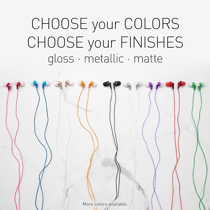 Panasonic ErgoFit In-Ear Earbud Headphones RP-HJE120-D Dynamic Crystal Clear